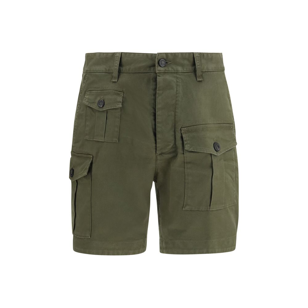 Short en bermuda bicolore en coton Dsquared²