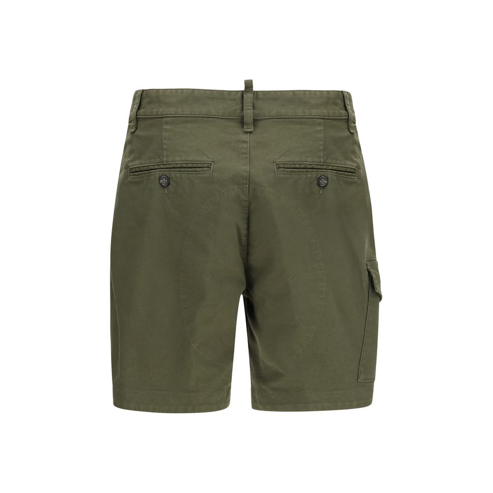 Short en bermuda bicolore en coton Dsquared²