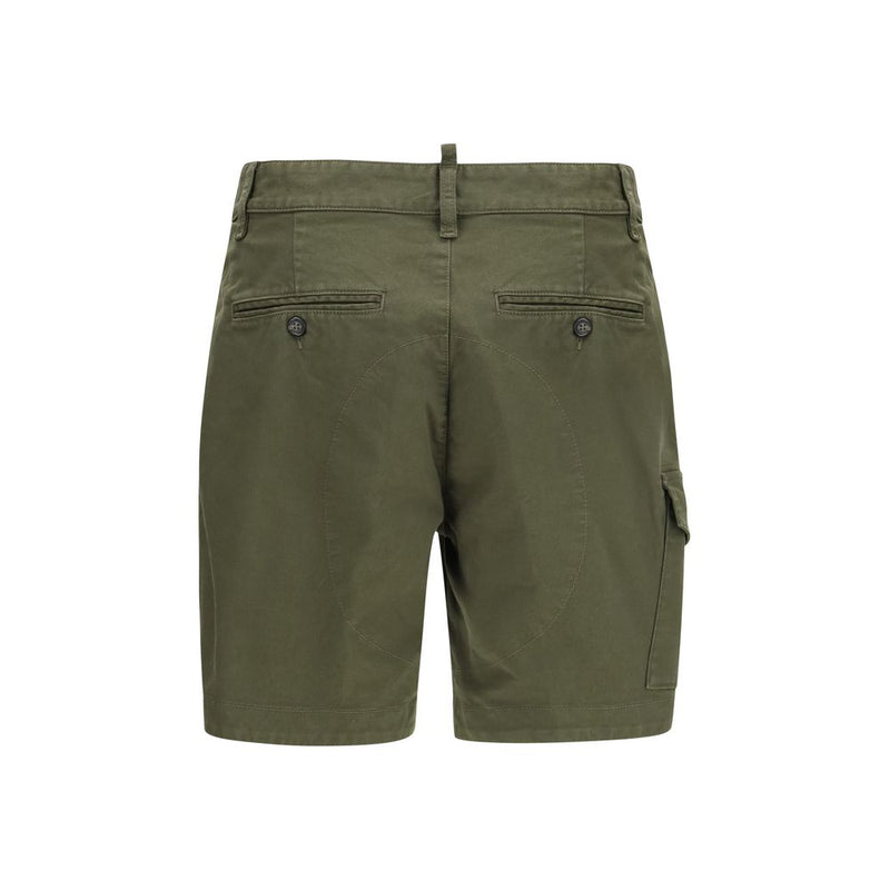 Short en bermuda bicolore en coton Dsquared²