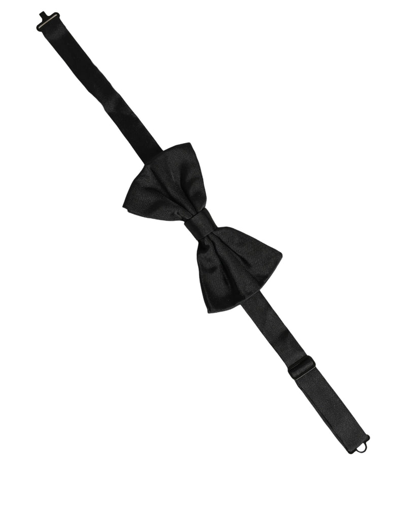 Nœud papillon réglable Dolce & Gabbana Homme Noir 100% Soie