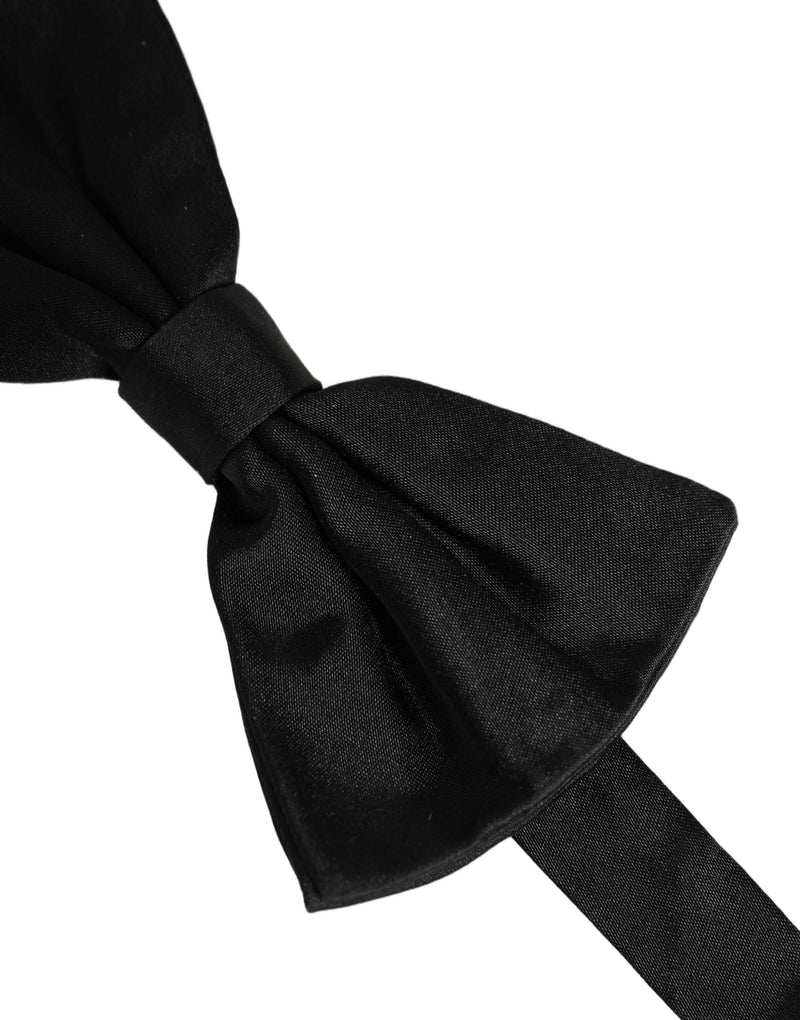 Nœud papillon réglable Dolce & Gabbana Homme Noir 100% Soie