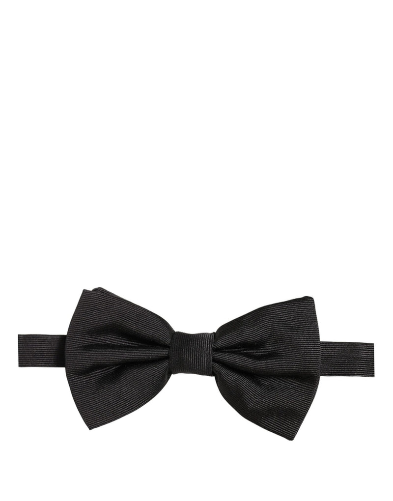 Nœud papillon réglable Dolce & Gabbana Homme Noir 100% Soie