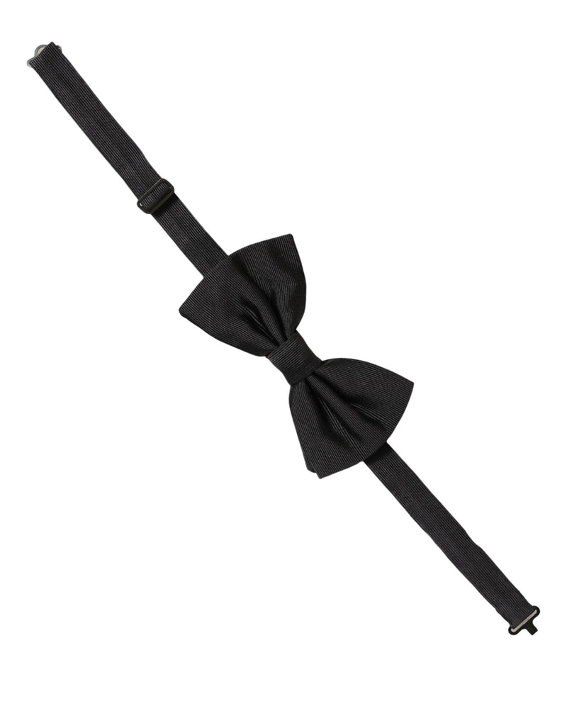 Nœud papillon réglable Dolce & Gabbana Homme Noir 100% Soie