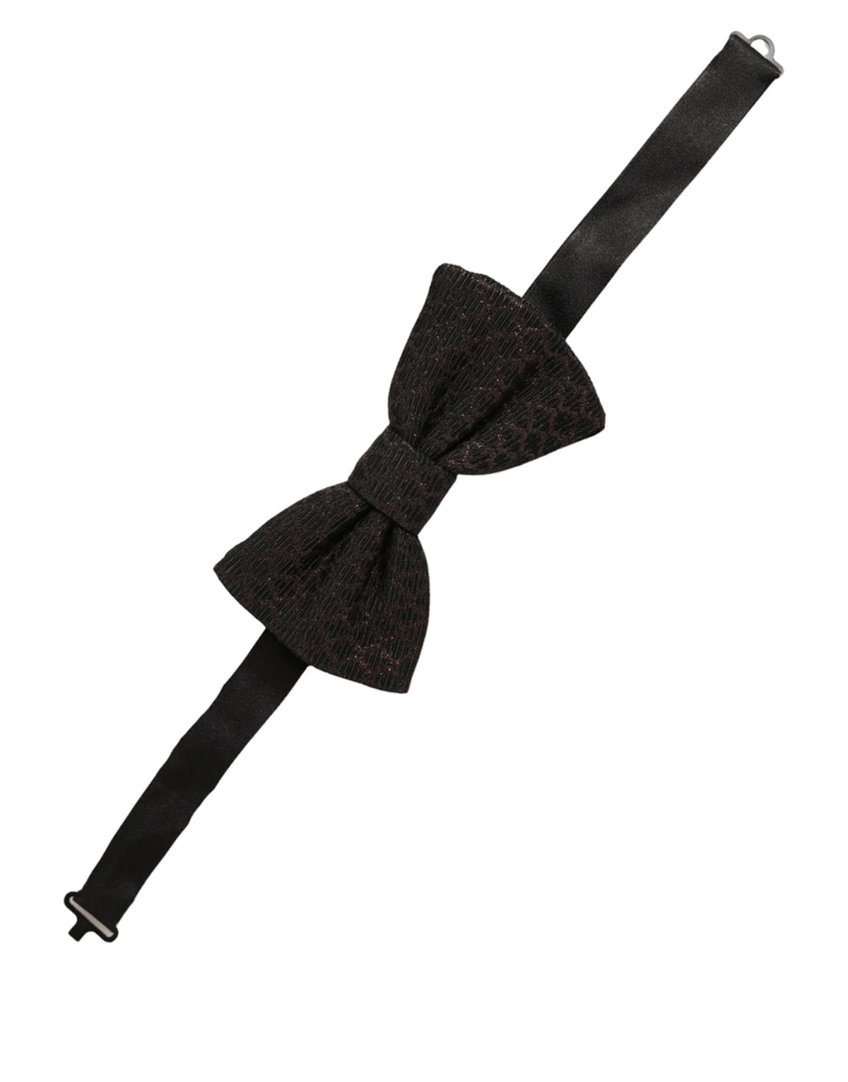Dolce & Gabbana Homme Papillon Ajustable Marron 100% Soie