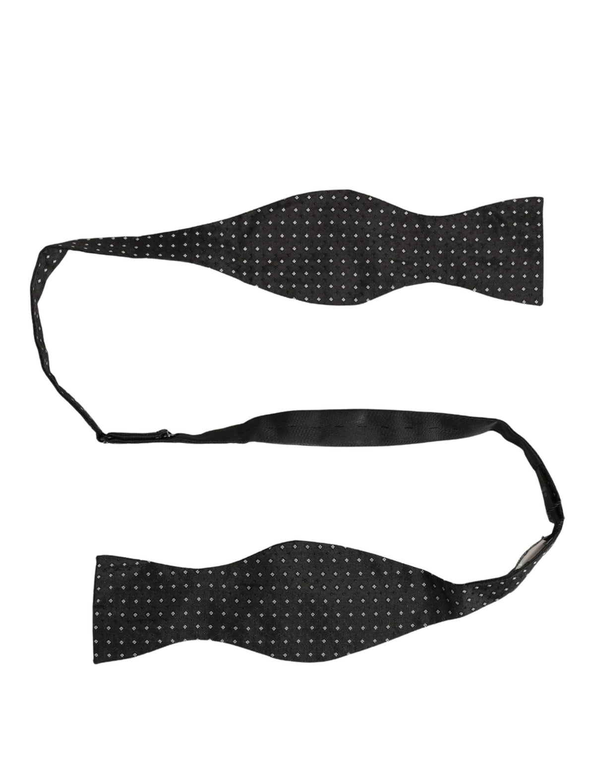 Nœud papillon ajustable Dolce &amp; Gabbana à pois noirs et blancs