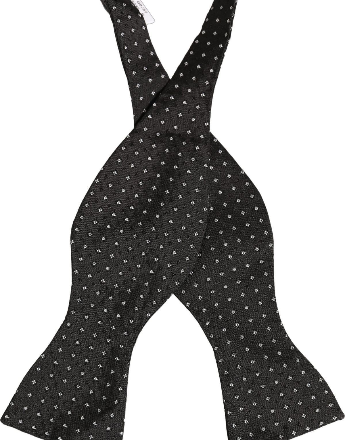 Nœud papillon ajustable Dolce &amp; Gabbana à pois noirs et blancs