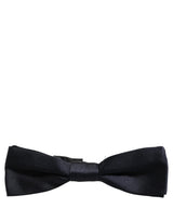 Nœud papillon réglable Dolce & Gabbana Homme Noir 100% Soie
