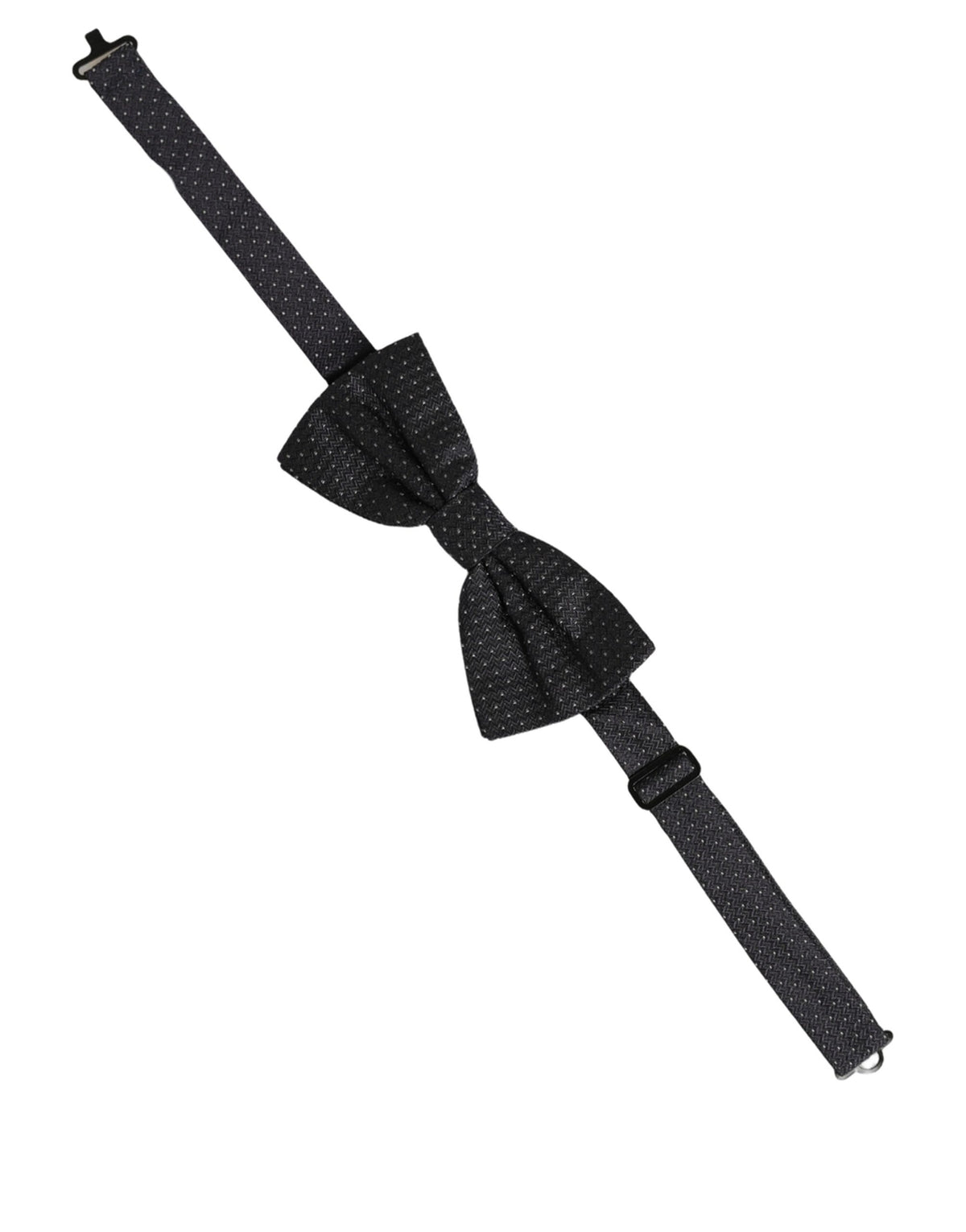 Nœud papillon ajustable Dolce &amp; Gabbana à pois noirs et blancs