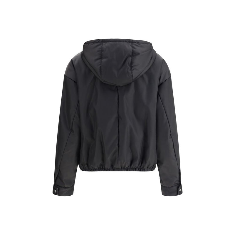 Veste Prada noire en polyamide recyclé