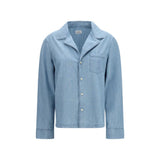 Chemise habillée Saint Laurent en coton bleu