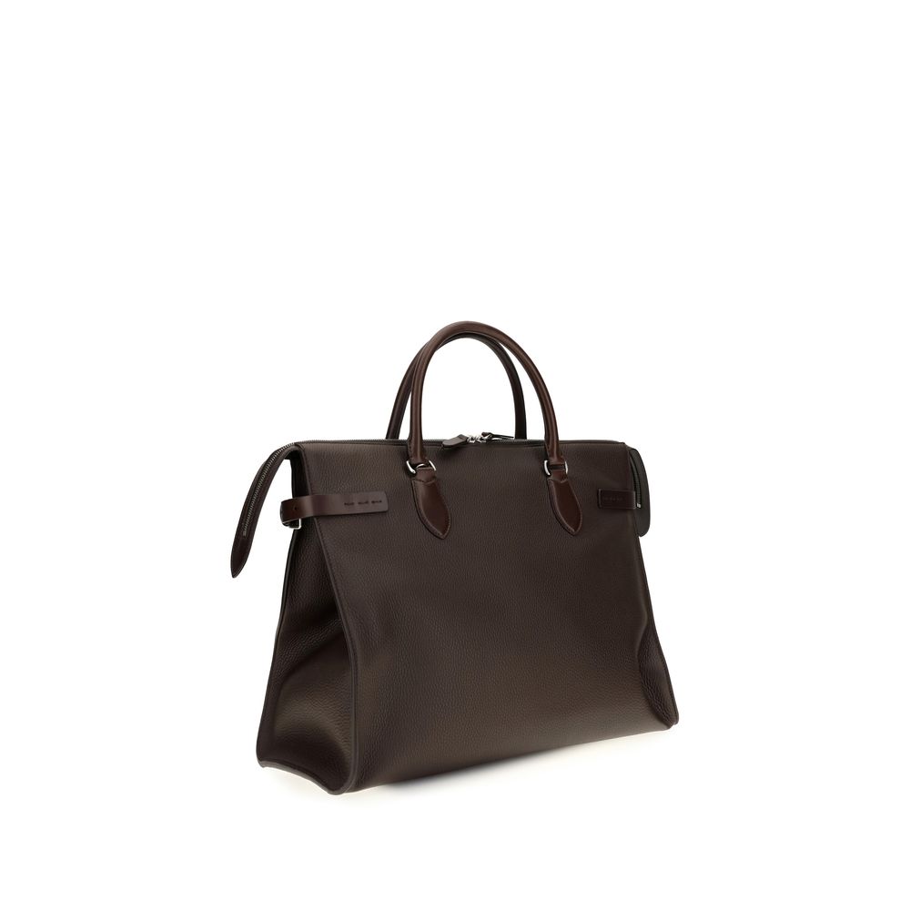 Sac bandoulière Valentino Garavani Bos Taurus en cuir de veau marron
