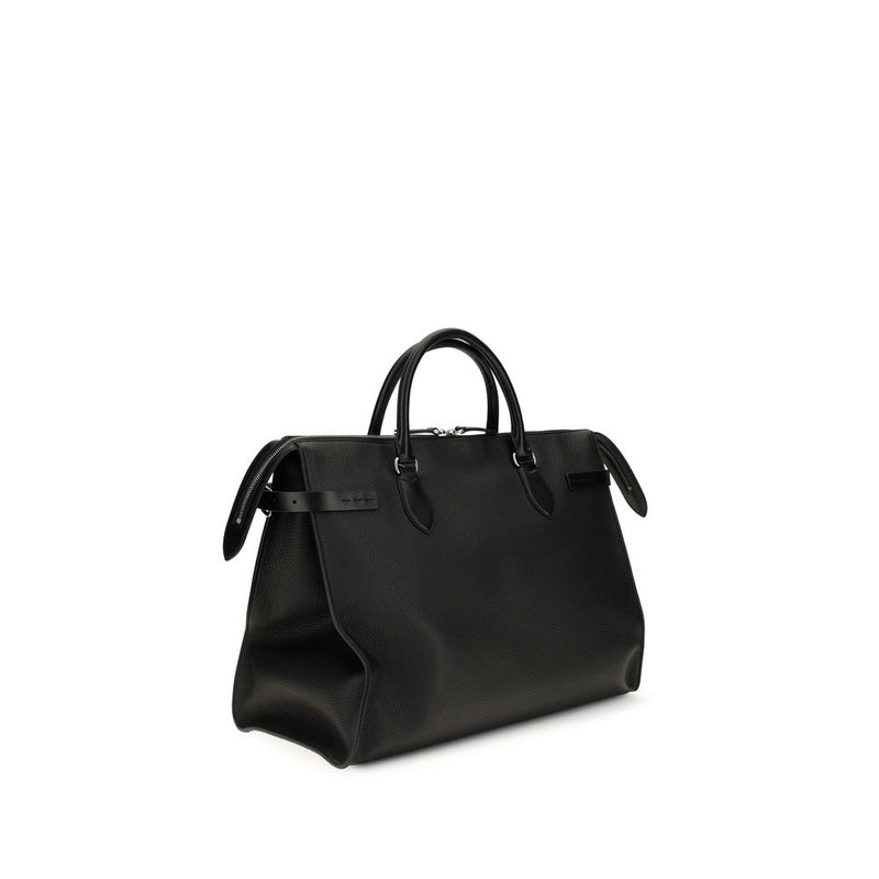 Sac bandoulière Valentino Garavani Bos Taurus en cuir de veau noir