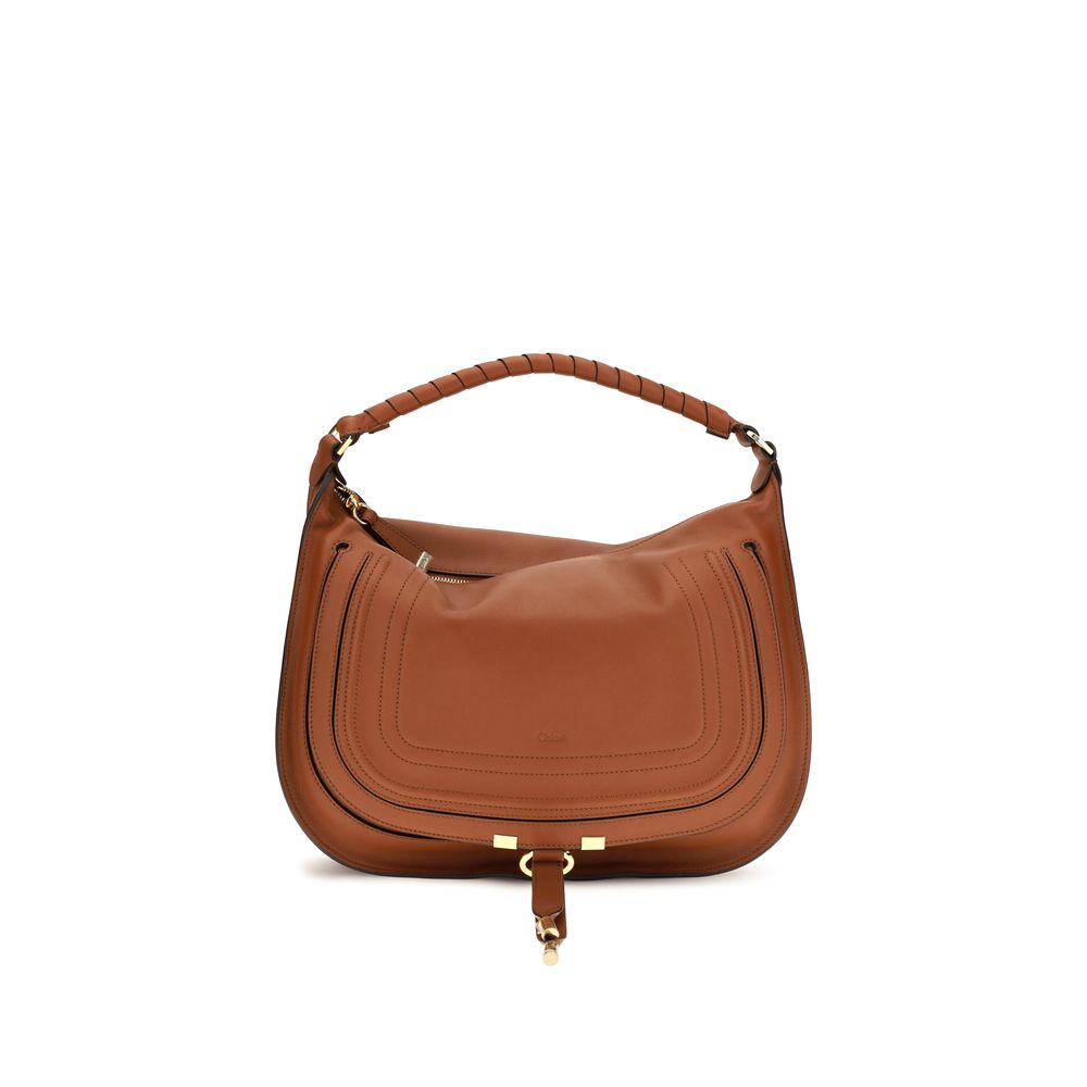 Sac bandoulière Chloé Bos Taurus en cuir de veau marron