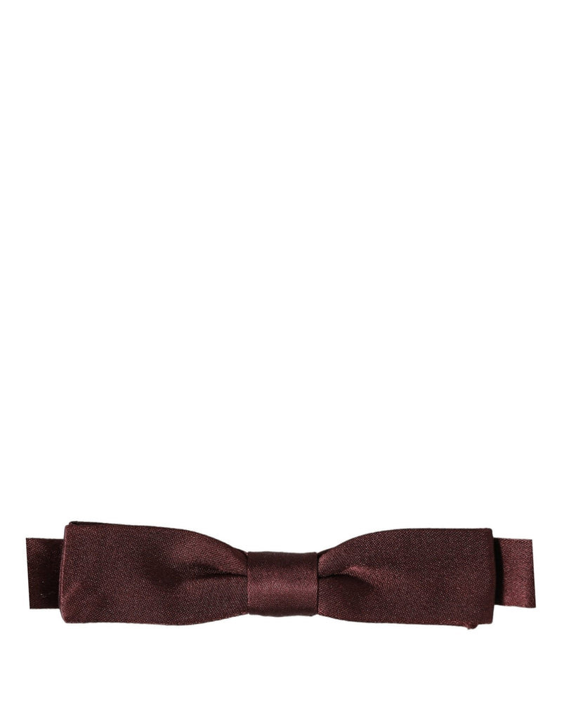 Dolce & Gabbana Homme Papillon Ajustable Marron 100% Soie