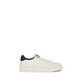 Balmain Baskets en cuir de veau blanc Bos Taurus
