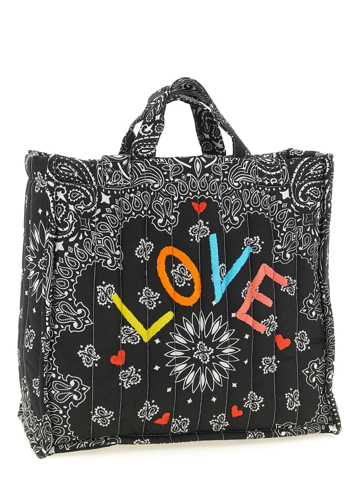 Sac fourre-tout en coton noir CALL ME BY YOUR NAME
