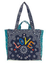 CALL ME BY YOUR NAME Sac fourre-tout en coton bleu