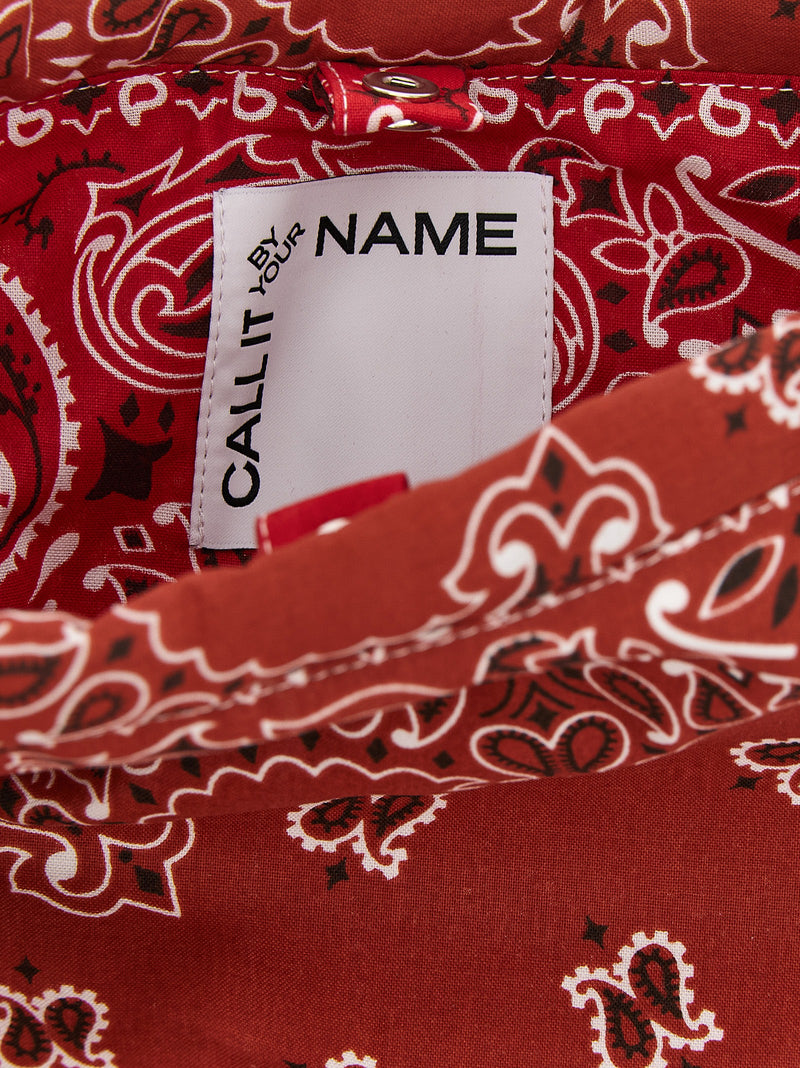 CALL IT BY YOUR NAME Multicolor Cotton Shoulder Bag