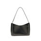 The Row Black Calf Leather Bos Taurus Shoulder Bag
