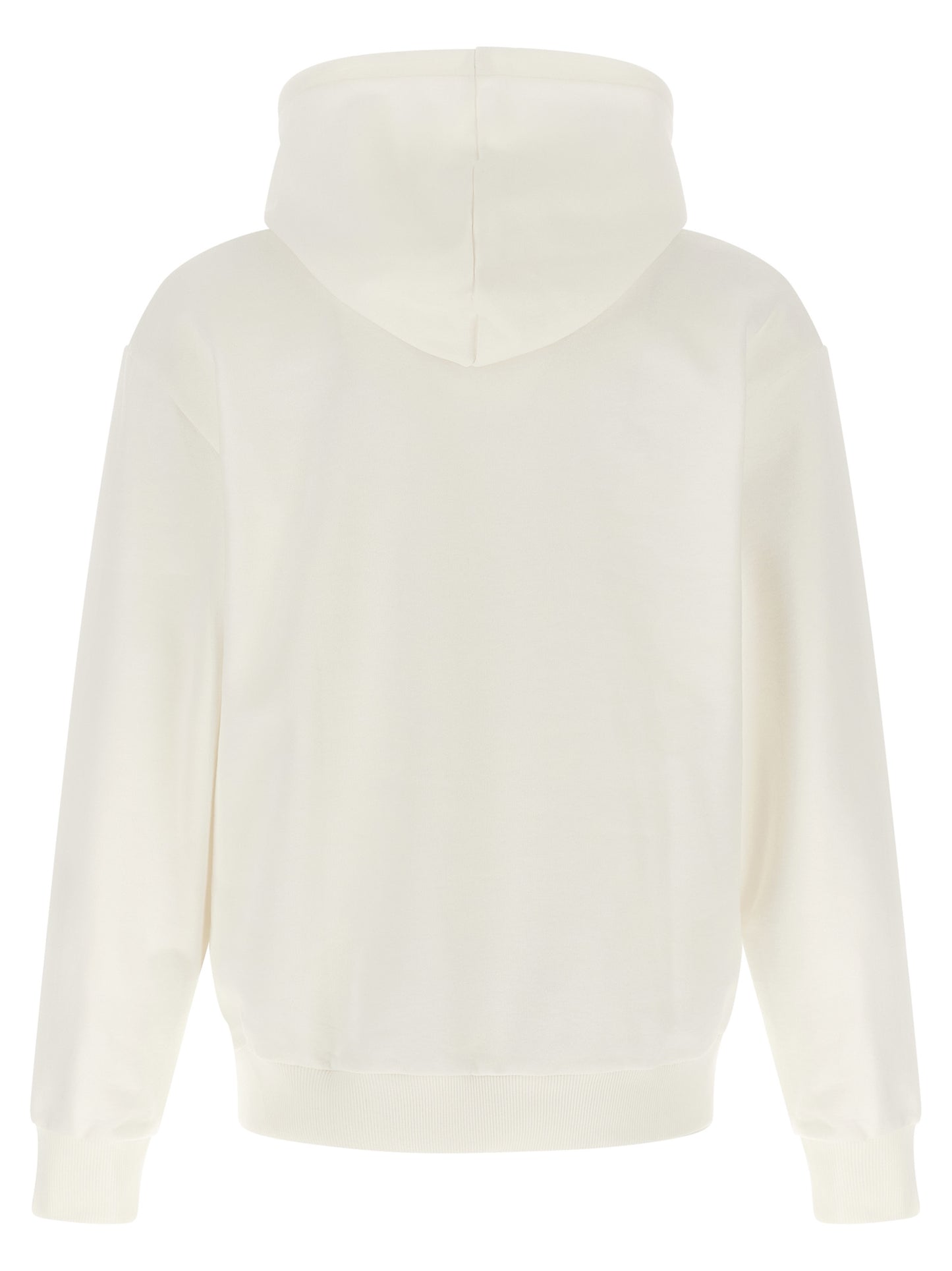 Lacoste White Cotton Sweatshirt