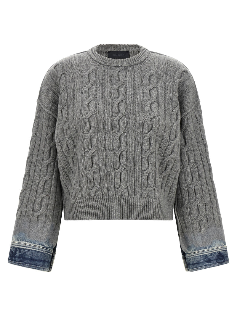 Cardigan Haikure en coton gris