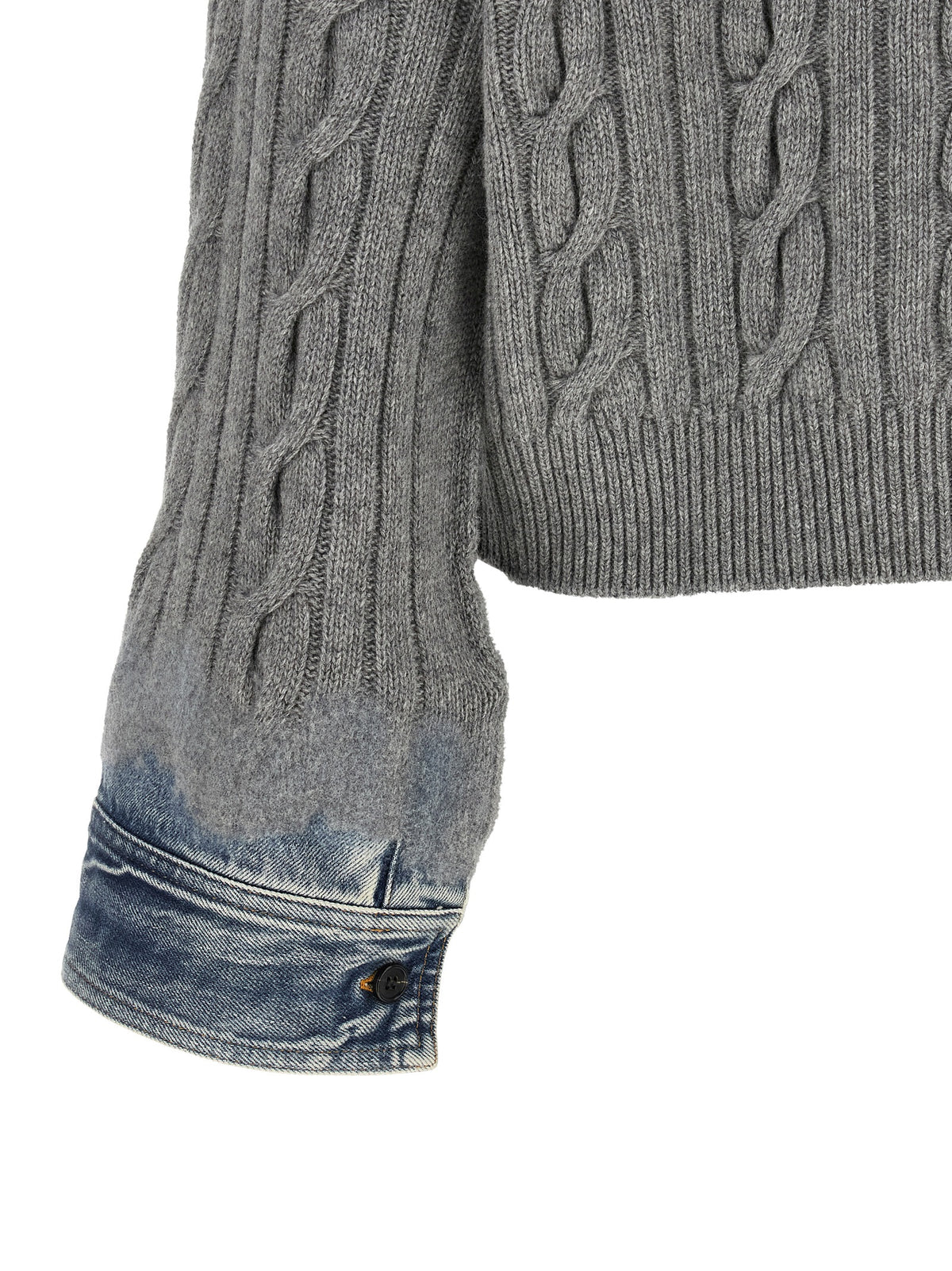 Cardigan Haikure en coton gris