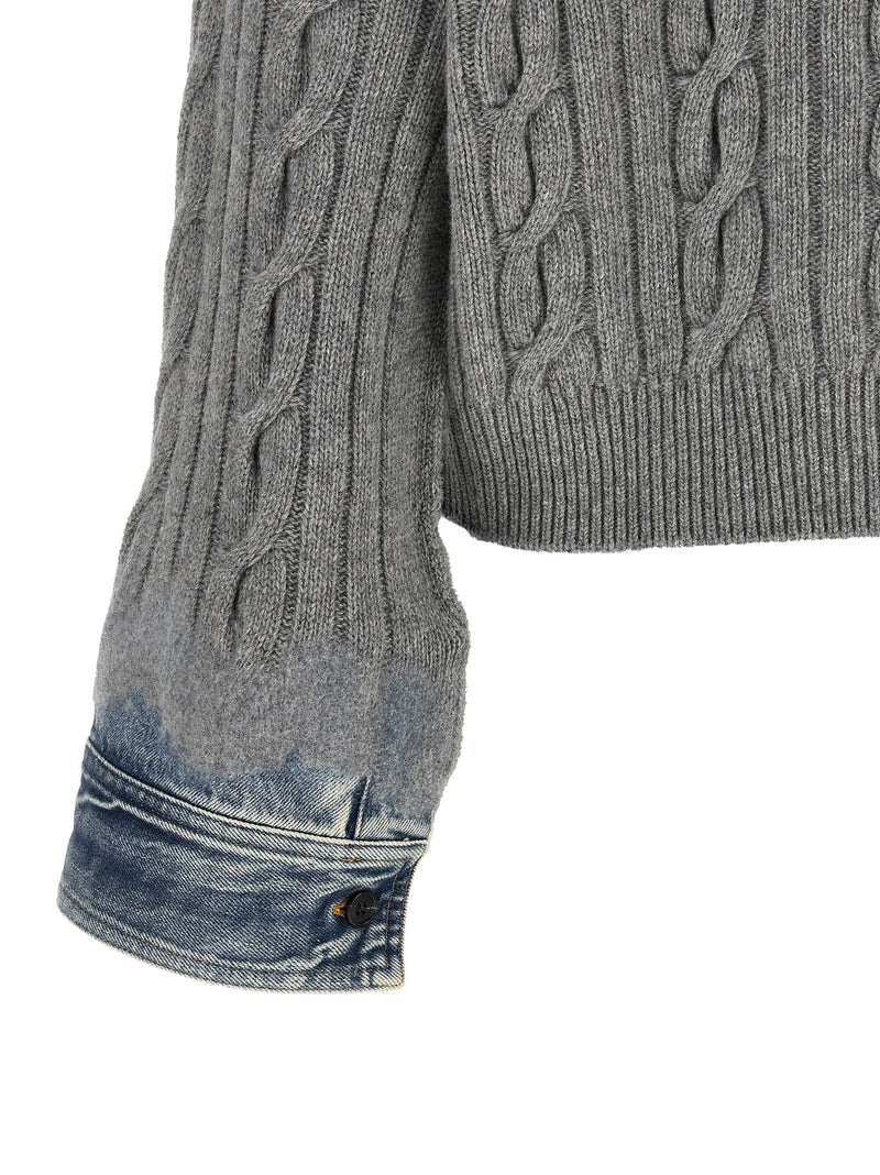 Cardigan Haikure en coton gris
