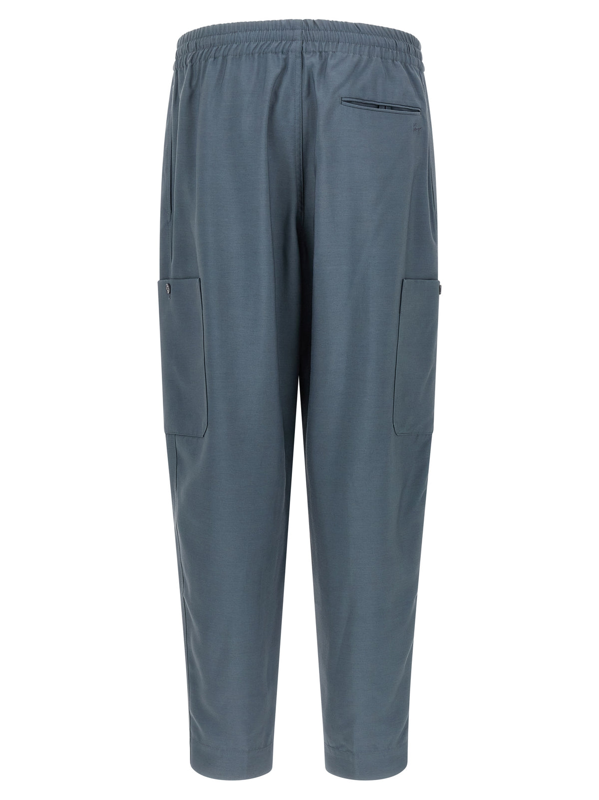 Pantalon cargo en laine gris Kenzo