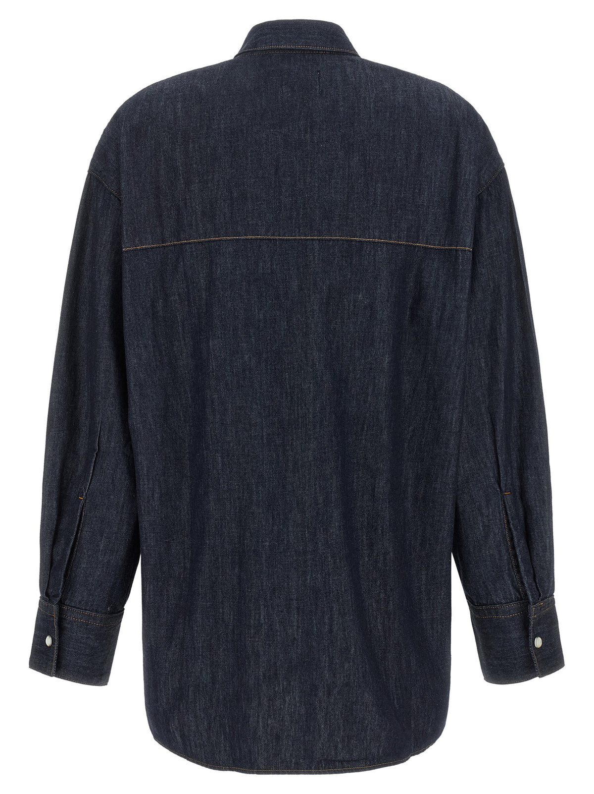 Chemisier en coton bleu Khaite