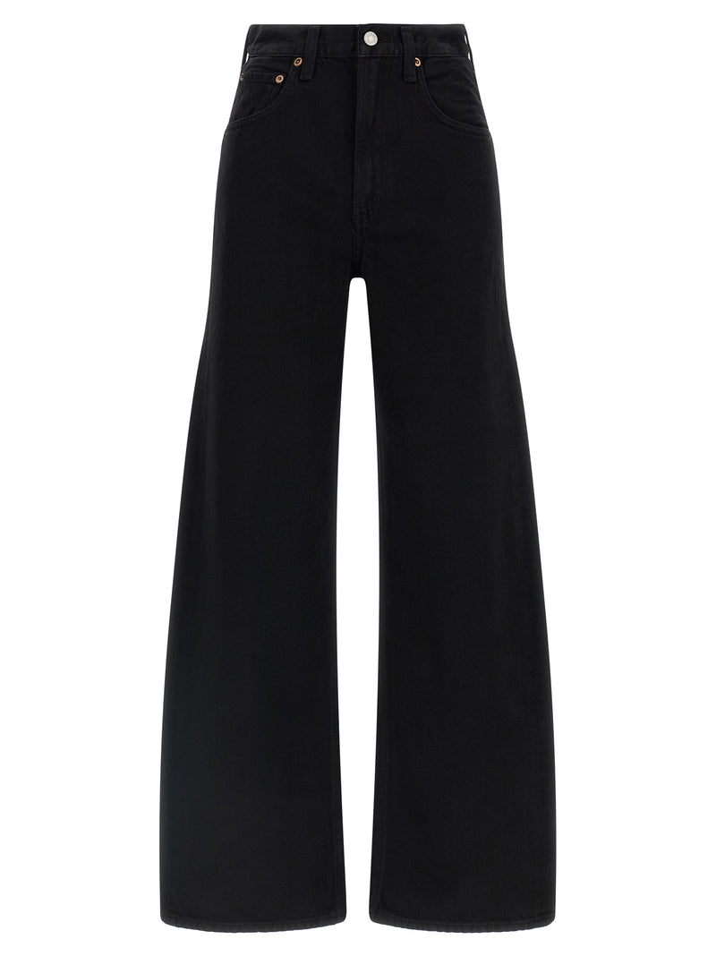 Agolde Black Cotton Jeans Denim