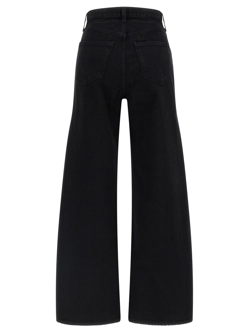 Agolde Black Cotton Jeans Denim