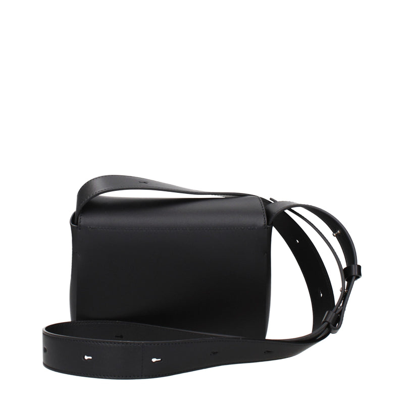 Jil Sander Black Leather Crossbody Bag