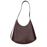 Sac porté épaule Jil Sander en cuir rouge