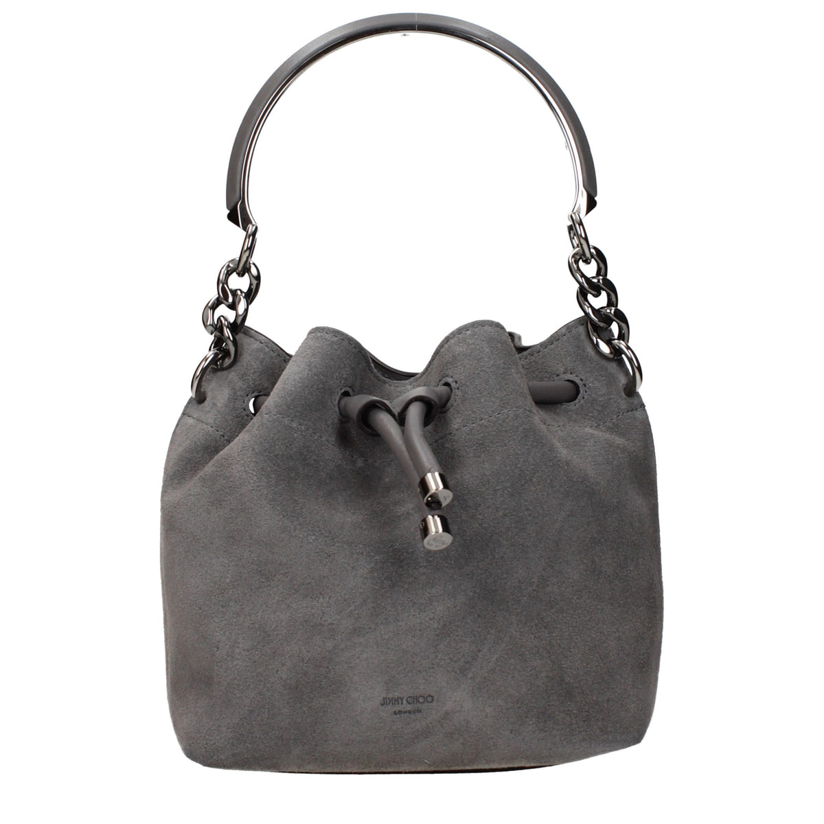 Sac à main Jimmy Choo en cuir gris