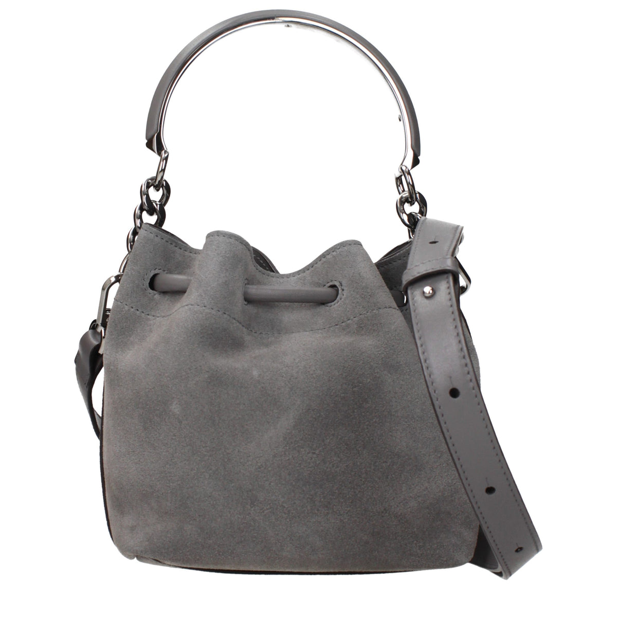 Sac à main Jimmy Choo en cuir gris