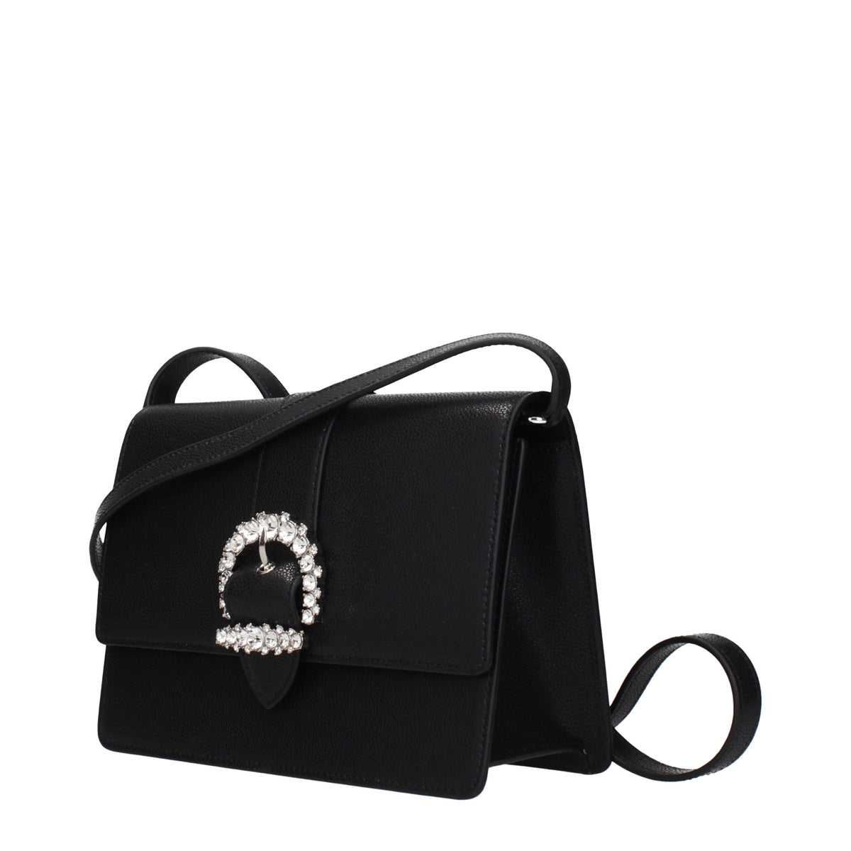 Sac bandoulière Jimmy Choo en cuir noir