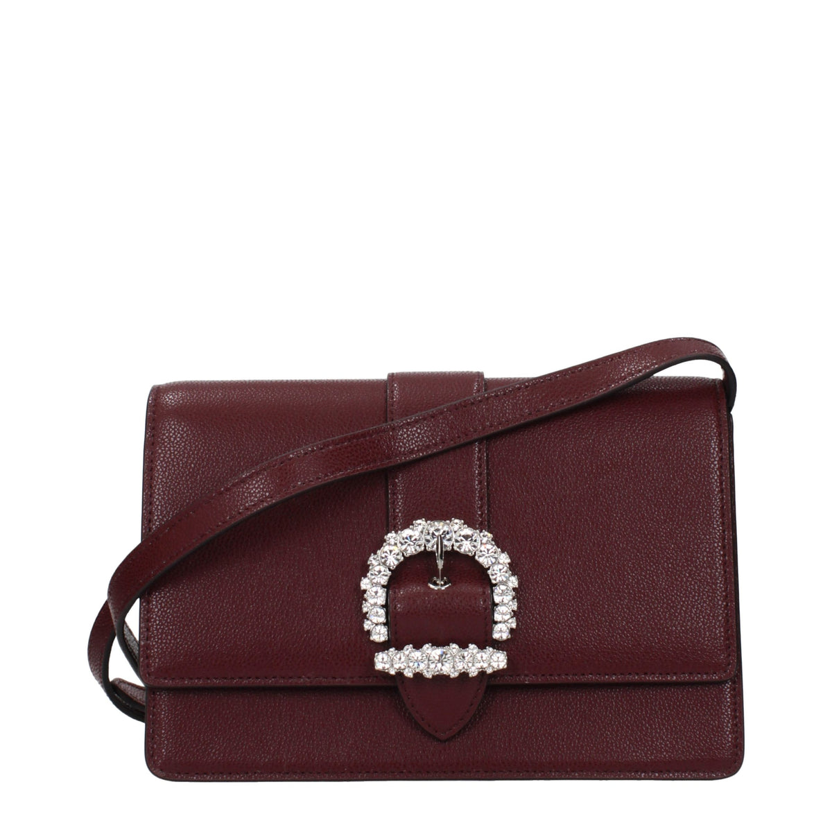 Sac bandoulière Jimmy Choo en cuir rouge