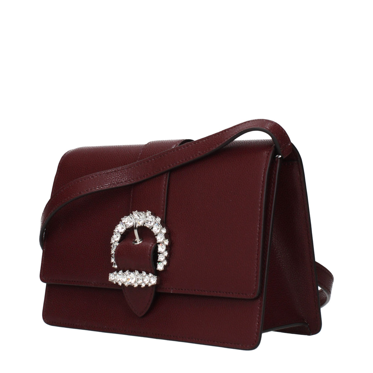 Sac bandoulière Jimmy Choo en cuir rouge