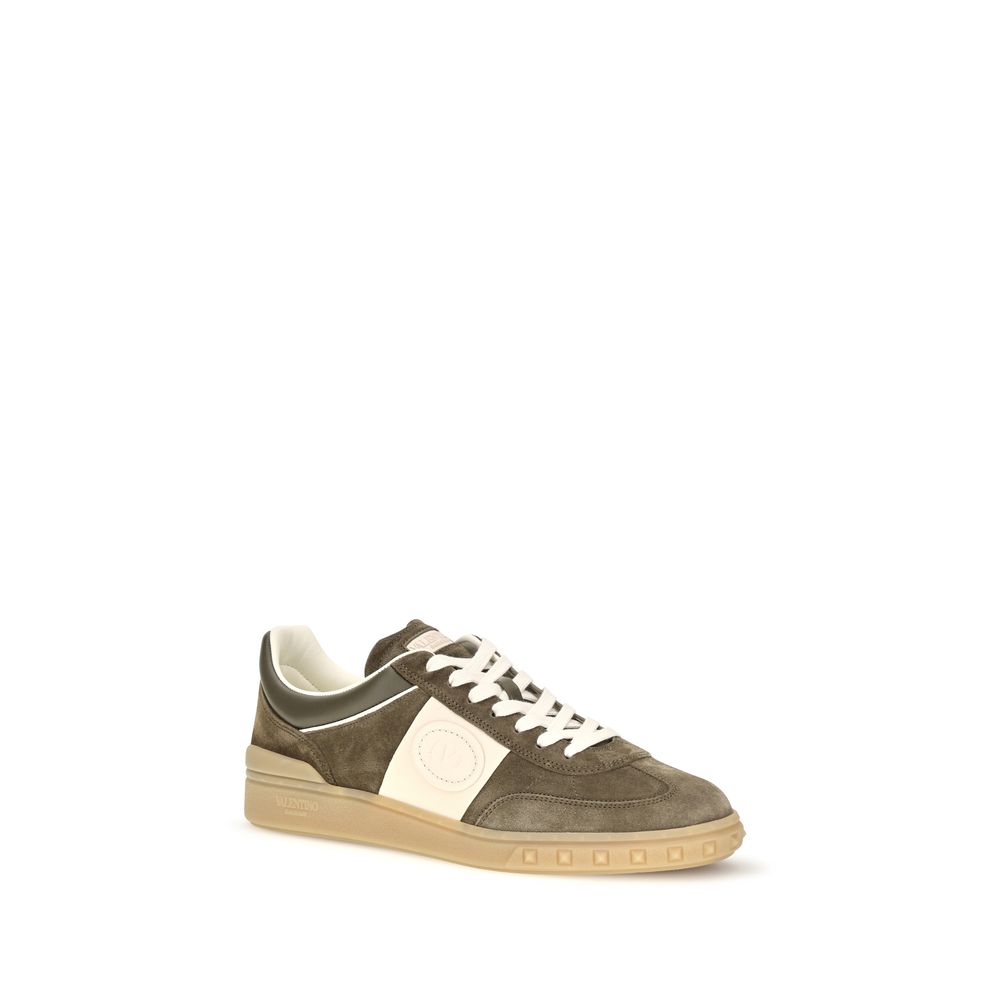 Baskets basses Valentino Garavani en cuir de veau bicolore Bos Taurus