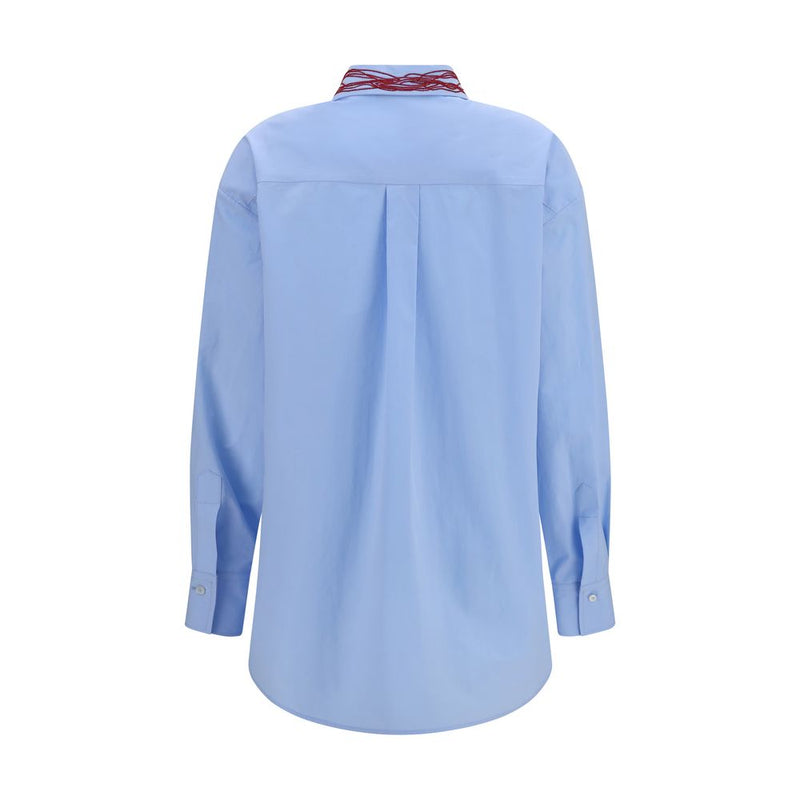 Chemise habillée Fabiana Filippi en coton bleu