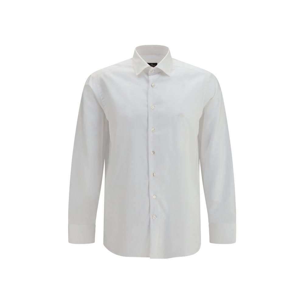 Chemise habillée en coton blanc Etro