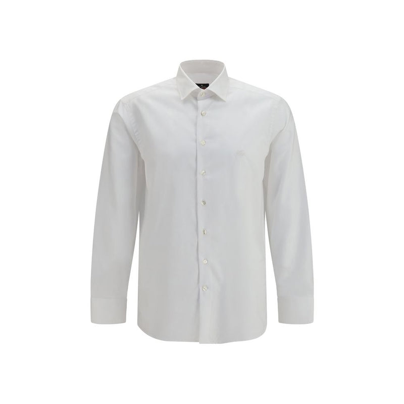 Chemise habillée en coton blanc Etro