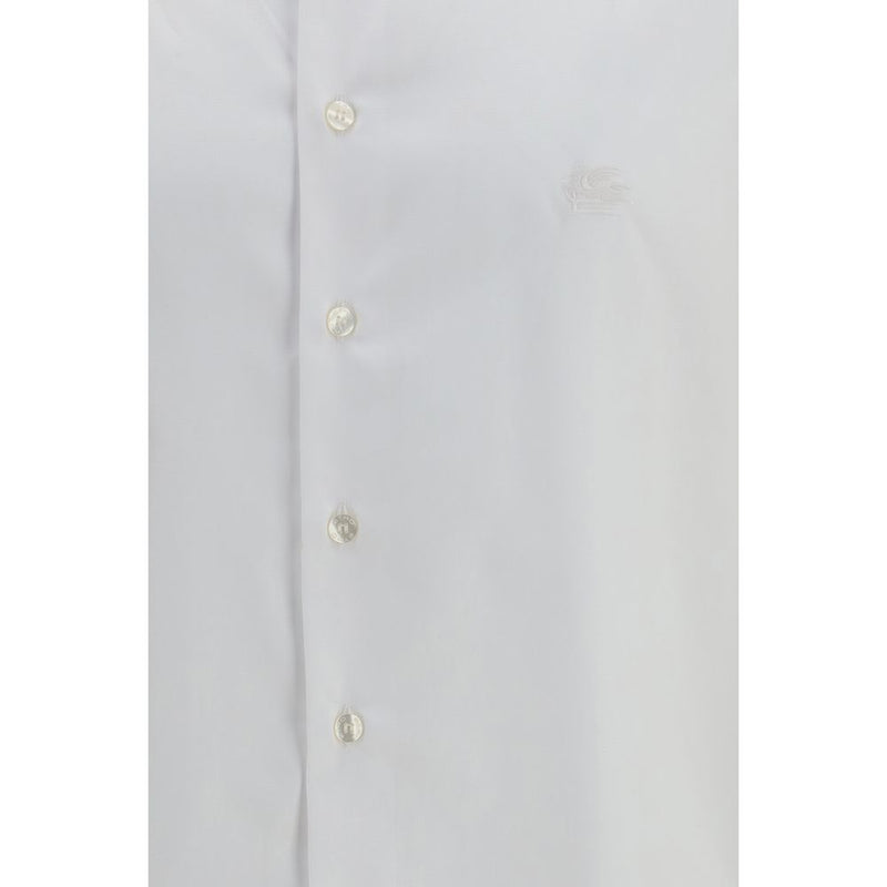 Chemise habillée en coton blanc Etro