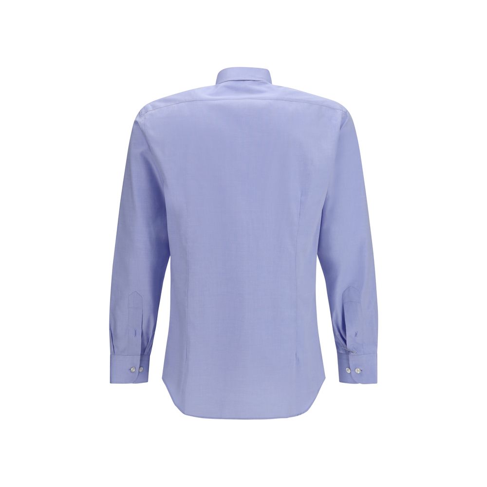 Chemise habillée en coton bleu Etro