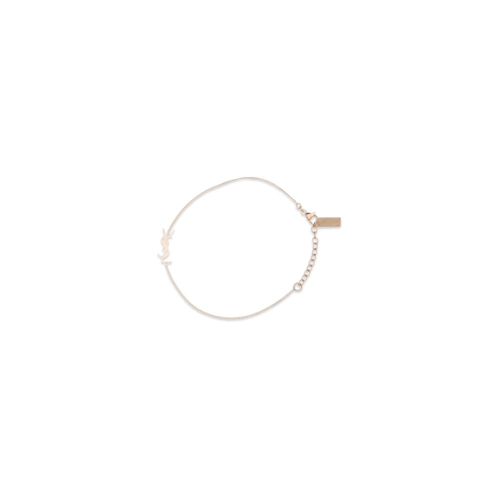 Bracelet Saint Laurent en laiton doré