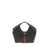Sac bandoulière Gucci en tissu noir