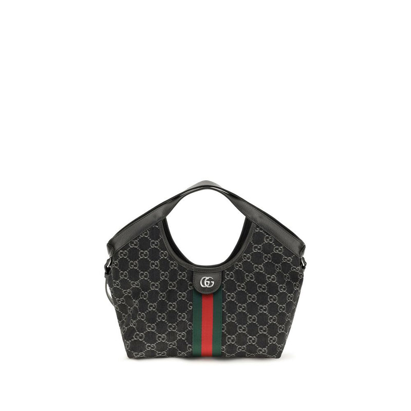 Sac bandoulière Gucci en tissu noir