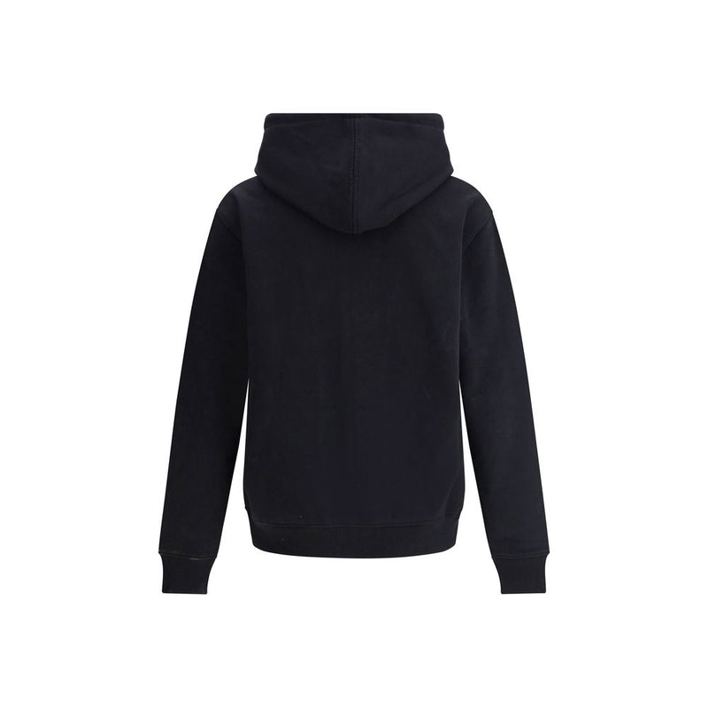 Sweat-shirt en coton noir Ami Paris