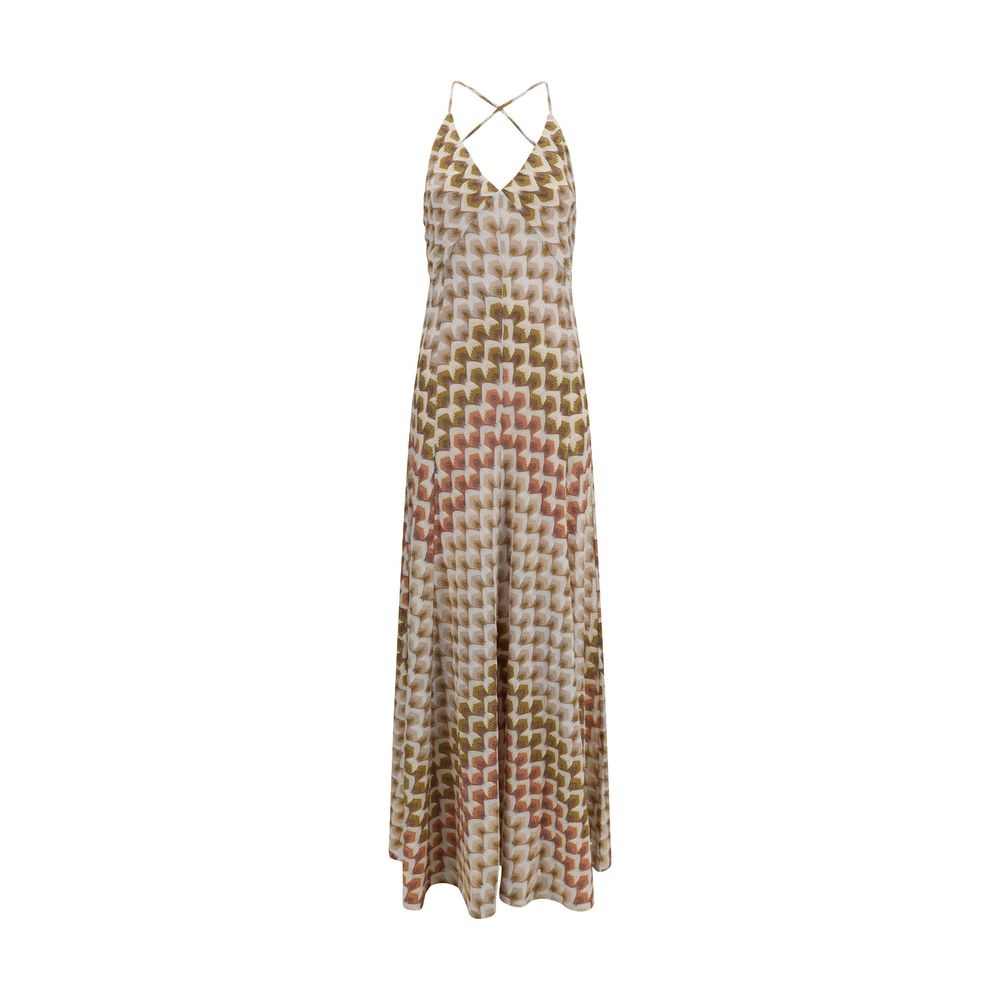 Robe longue Missoni multicolore en viscose