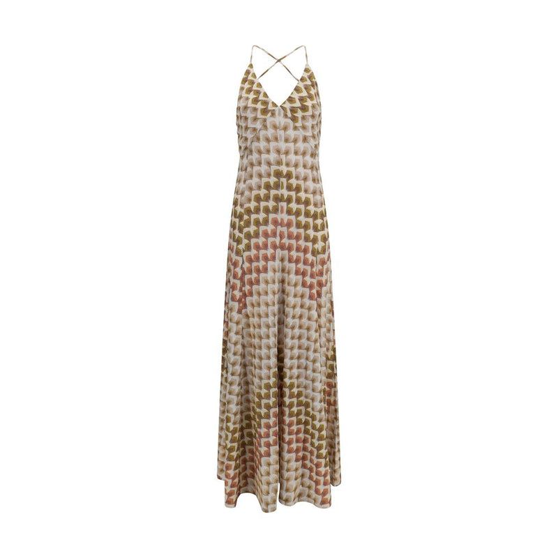 Robe longue Missoni multicolore en viscose